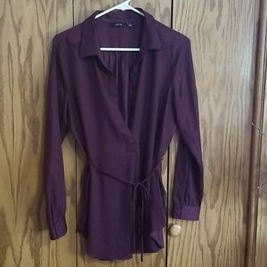 Apt. 9 maroon blouse